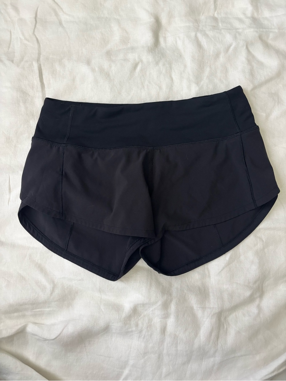 lululemon athletica Black Layered Running Shorts